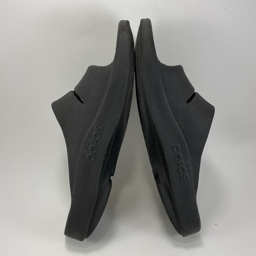 Oofos Ooahh Slide Sandals Womens Size 8 Black Comfort Recovery Mens 6 Black - Picture 6 of 9